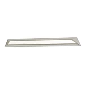 Ryland 38 in. Satin Nickel LED Vanity Light Bar with White Shade