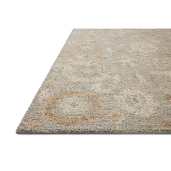 Chris Love Julia Dorothea Stone / Multi 5 ft. x 7 ft. 6 in. Traditional Area Rug