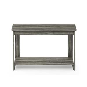 Beginning 35 in. French Oak Gray Particle Board TV Stand Fits TVs Up to 37 in. with Open Storage