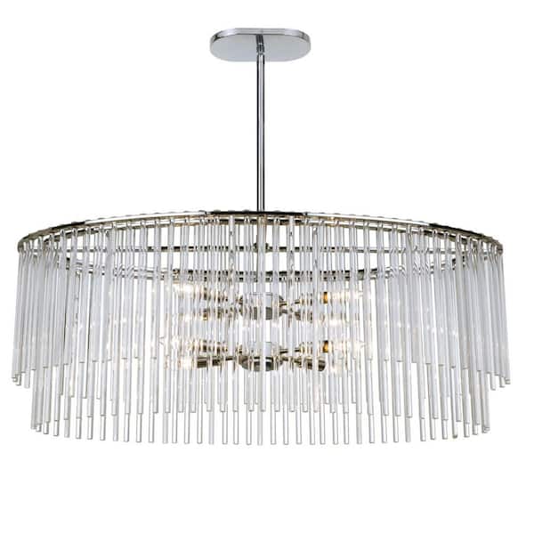 Bleecker 8-Light Polished Chrome Chandelier
