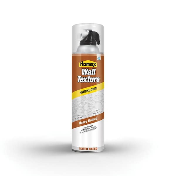 Homax 20 oz. Wall Knockdown Water Based Spray Texture 4065-06 - The Home  Depot