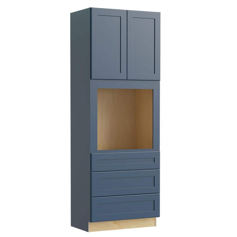 Home Decorators Collection Newport Blue Painted Plywood Shaker ...