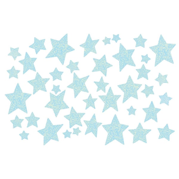 Glowing Vinyl Ceiling Decal Star Map With Color Lines Glow 
