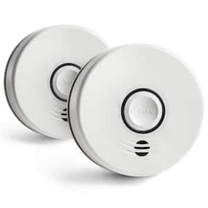 10 Year Worry-Free Sealed Battery Smoke Detector with Intelligent and Wire-Free Voice Interconnect (2-Pack)