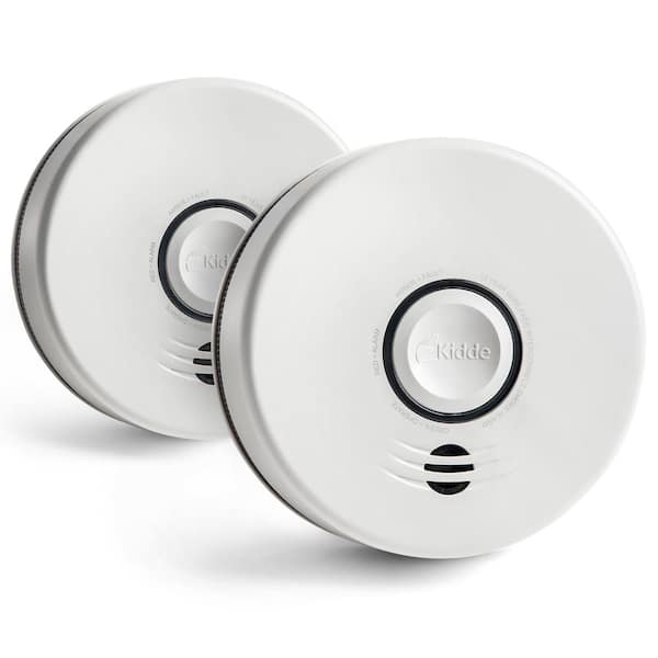 Kidde 10 Year Worry-Free Sealed Battery Smoke Detector with Intelligent and Wire-Free Voice Interconnect (2-Pack)
