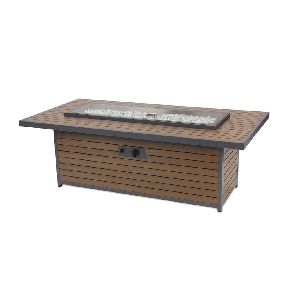 Kenwood Linear Chat Height Gas Fire Pit Table price history on PriceWatchPro