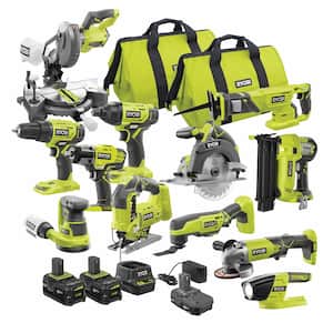 ONE+ 18V Cordless 12-Tool Combo Kit with 3 Batteries and Charger
