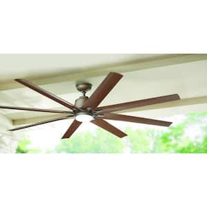 Kensgrove 72 in. Integrated LED Indoor/Outdoor Espresso Bronze Ceiling Fan with Light and Remote Control