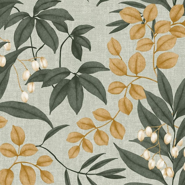 Graham & Brown Superfresco Easy Persephone Green Wallpaper Sample