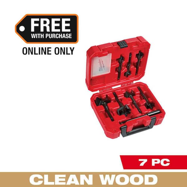 Selfeed High-Speed Steel Wood Boring Bit Set (7-Piece)