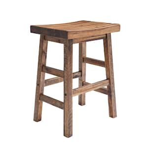 Durango 26"H Industrial Wood Counter-Height Stool