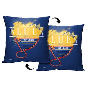 NHL Vintage Burst Blues Printed Throw  Multi-Color PillowMulti-Color Accent Pillow