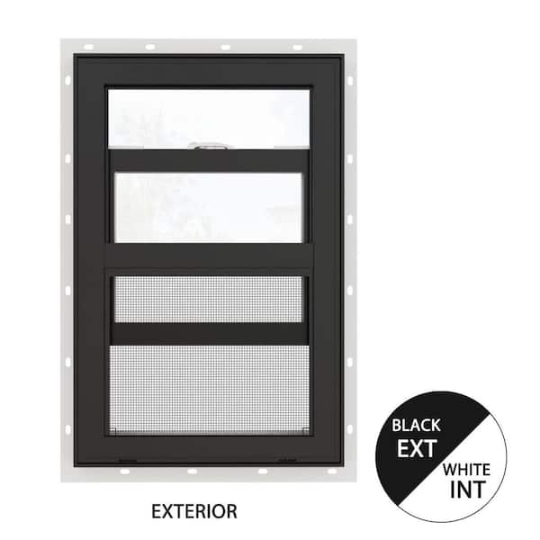 ARK DESIGN 24 in. x 36 in. 62-Series Double Glazed Single Hung Vinyl ...