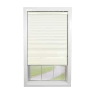 Ivory Cordless Light Filtering Polyester Honeycomb Shade 24 in. W x 72 in. L