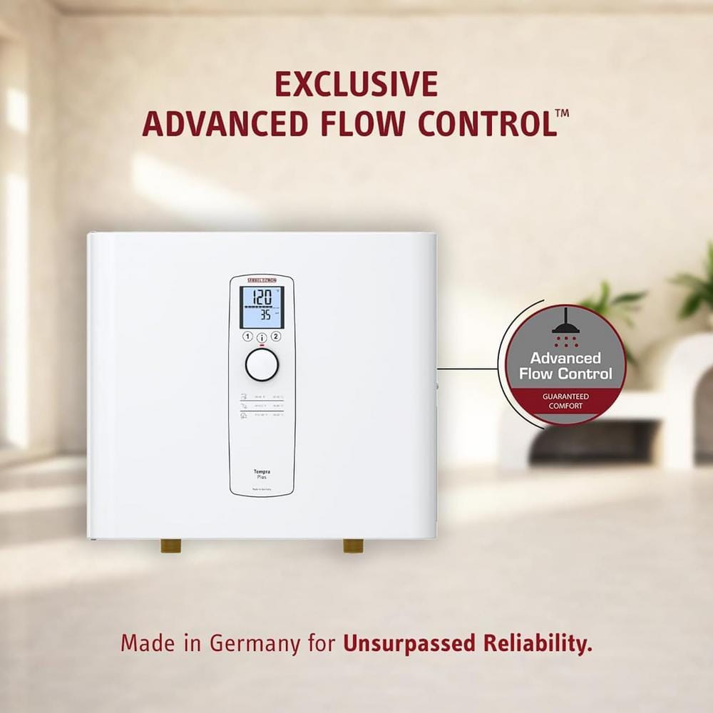 Tempra 24 Plus White Electric Tankless Water Heater