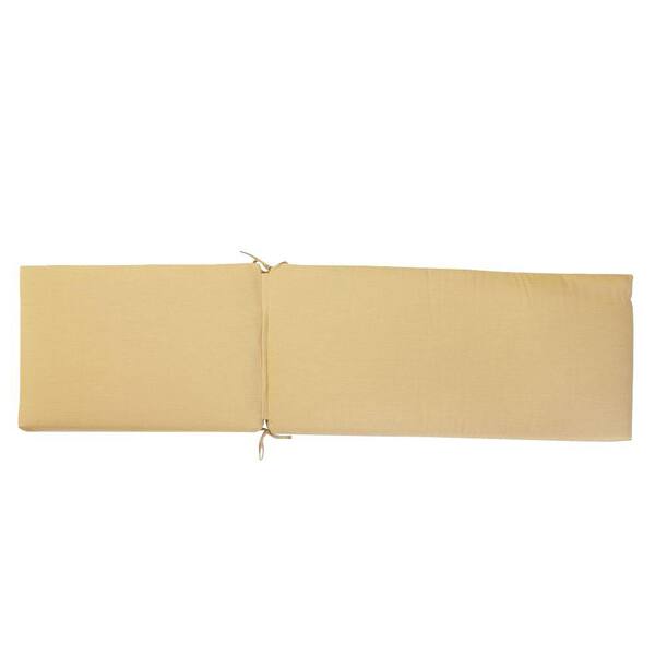 RST Brands Wheat 75 in. x 23 in. Outdoor Chaise Lounge Cushion
