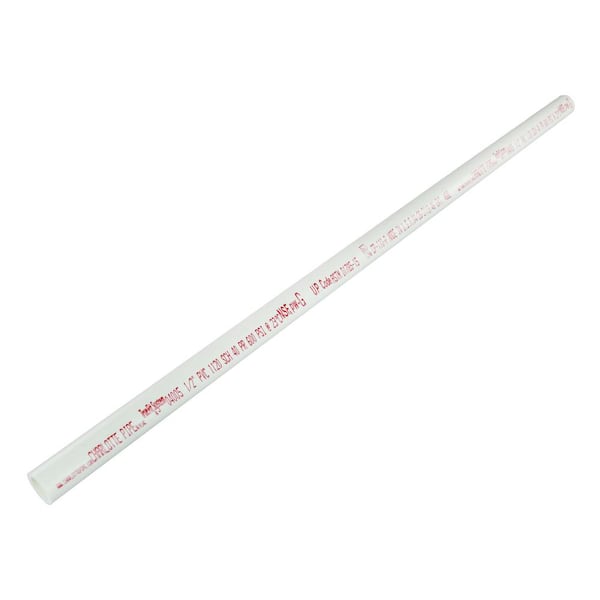 1 in. x 2 ft. PVC Schedule 40 Pressure Plain End Pipe 1 in. x 2 ft. PVC Schedule 40 Pressure Plain End Pipe