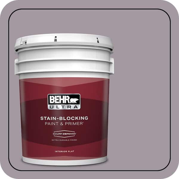 BEHR ULTRA 5 gal. #N570-3 Art Nouveau Glass Extra Durable Flat Interior Paint & Primer