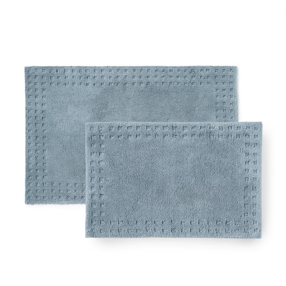 Christy Living 2 Piece Brixton Bath Rug Set In Stonewash 12a9026799a2050480 The Home Depot