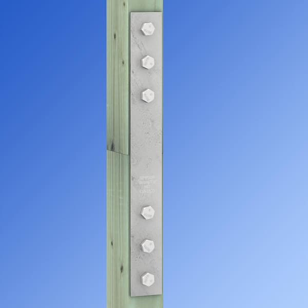 HST 3 in. x 25-1/2 in. 3-Gauge Hot-Dip Galvanized Heavy Strap Tie
