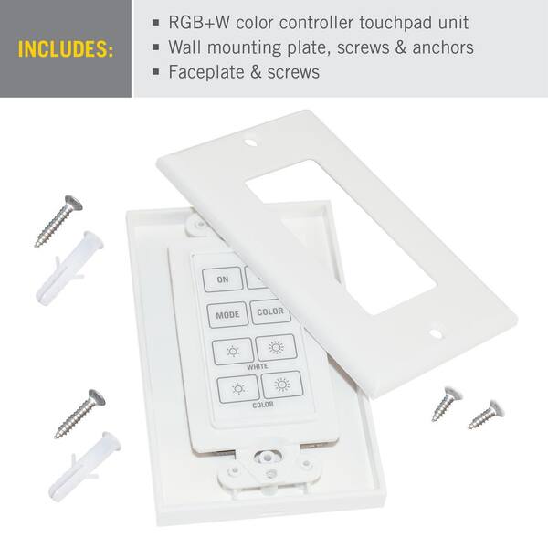 under cabinet lighting touch pad