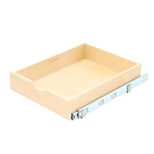 5 in. H x 17.78 in. W x 22 in. D Soft-Close Wood Drawer Box Pull-Out Cabinet Organizer