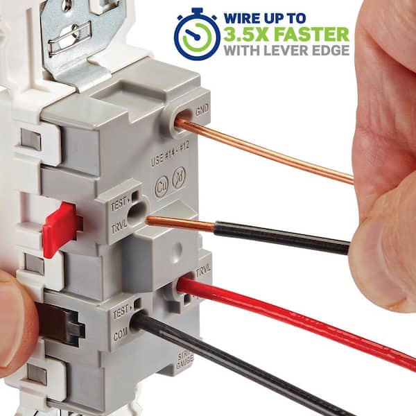 Decora Lever Edge 15 Amp 120/277 Volt 3-Way Switch, White (1-Pack) E5603-SW