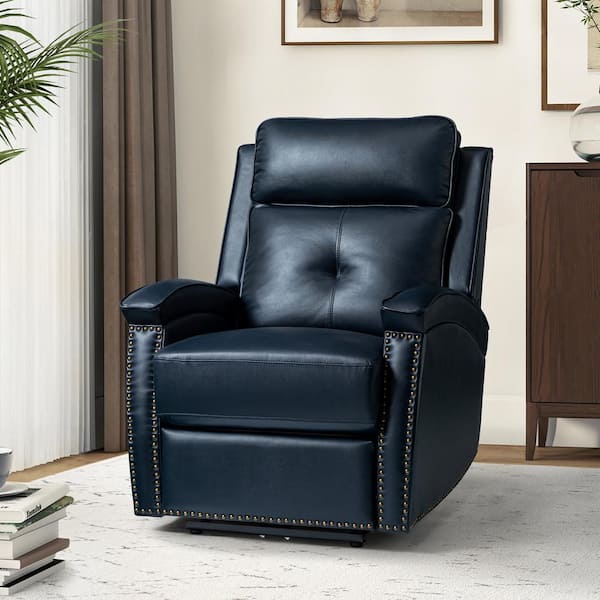 Power leather recliners store on sale