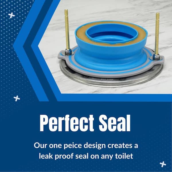 Easy Seal Hybrid Wax Ring with Zinc-Plated Bolts