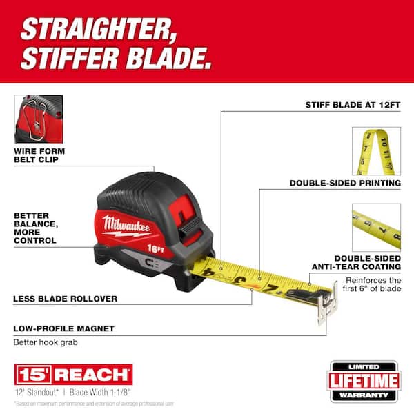 16 ft. Magnetic Tape Measure