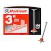 Ramset 3 in. Drive Pins with Washers (100-Pack) 07886