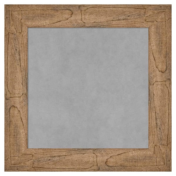 Amanti Art Owl Brown 22 in. x 22 in Framed Magnetic Board