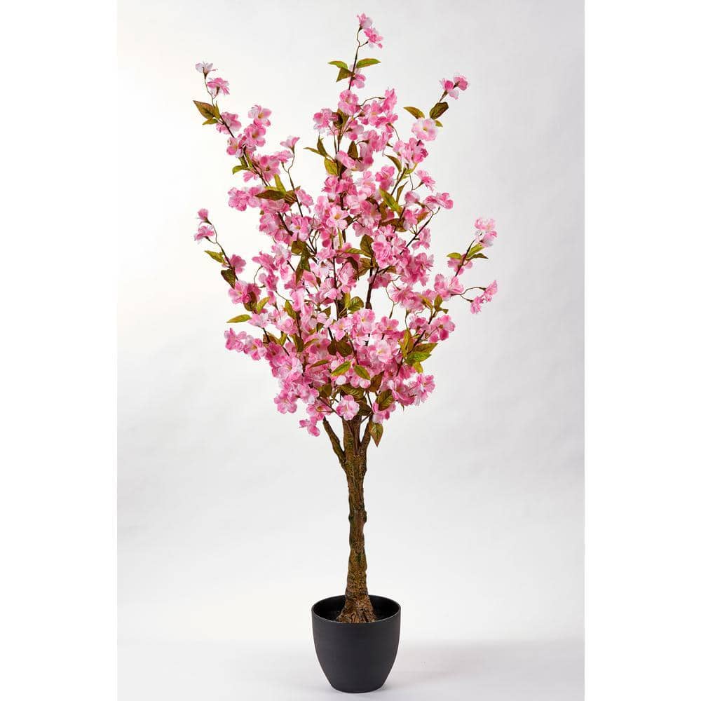Worth Imports 51 in. Artificial Cherry Tree in a Pot 3291 - The