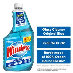 26 fl. oz. Original Blue Glass Cleaner Refill Bottle