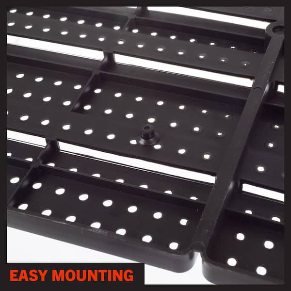 Stalwart 7.125 in. H x 14.875 in. W Pegboard Bin 75-92226 - The
