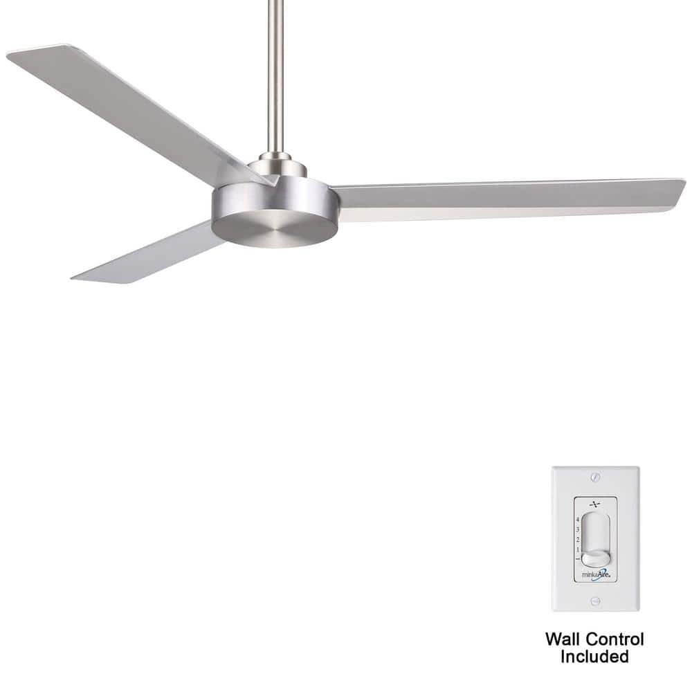 MINKA-AIRE Roto 52 in. Indoor Brushed Aluminum Ceiling Fan MINKA-AIRE Roto 52 in. Indoor Brushed Aluminum Ceiling Fan
