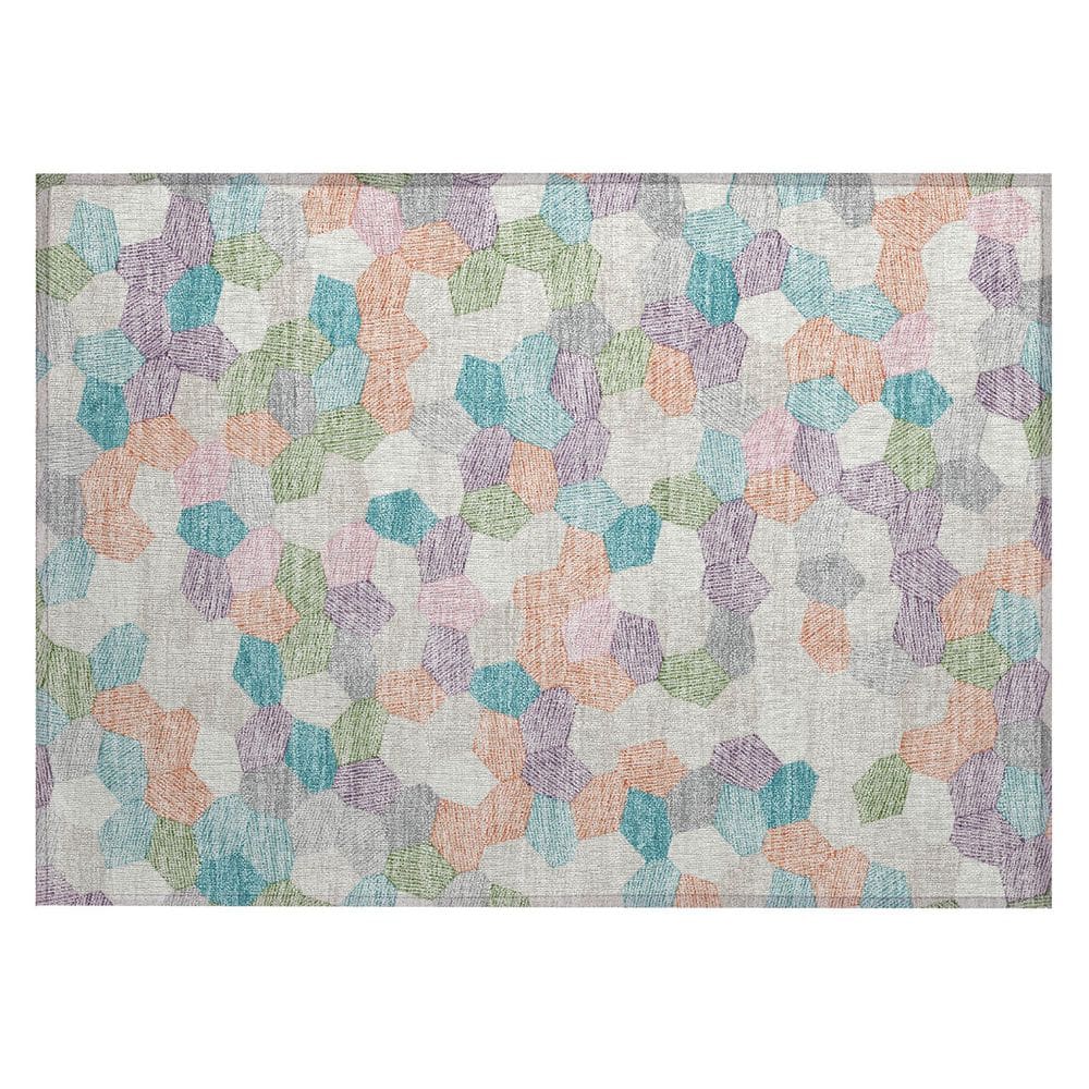Chantille Machine Washable Indoor/Outdoor Abstract ACN2573 Pearl 2 ft. x 3 ft. Accent Rug price history on PriceWatchPro