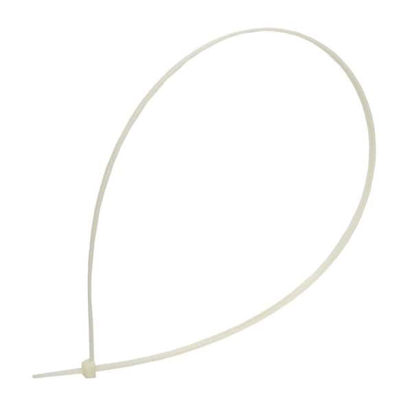 Cable Zip Tie Made In USA 50 Pack 24" Natural White 