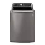 5.5 cu. ft. HE Mega Capacity Smart Top Load Washer with TurboWash3D & Wi-Fi Enabled in Graphite Steel, ENERGY STAR
