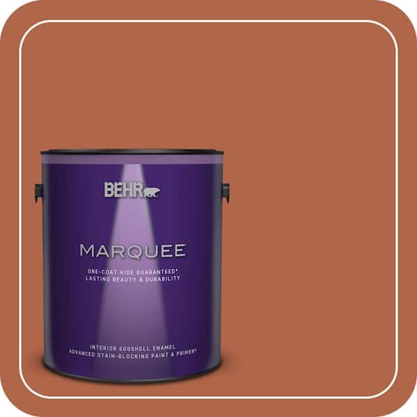 BEHR MARQUEE 1 gal. #M200-7 Rusty Gate Eggshell Enamel Interior Paint & Primer