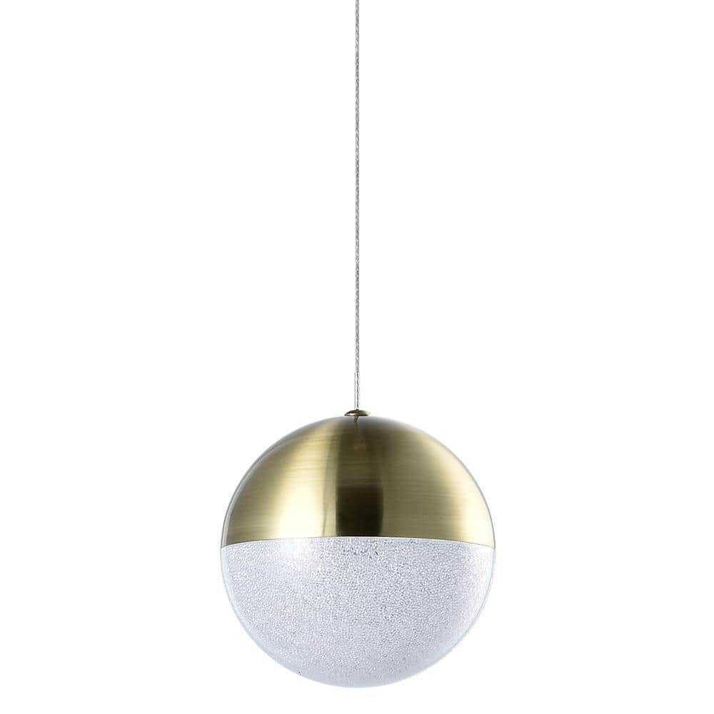 Artisan Brass & Glass 80" LED Energy Star Jar Pendant Light