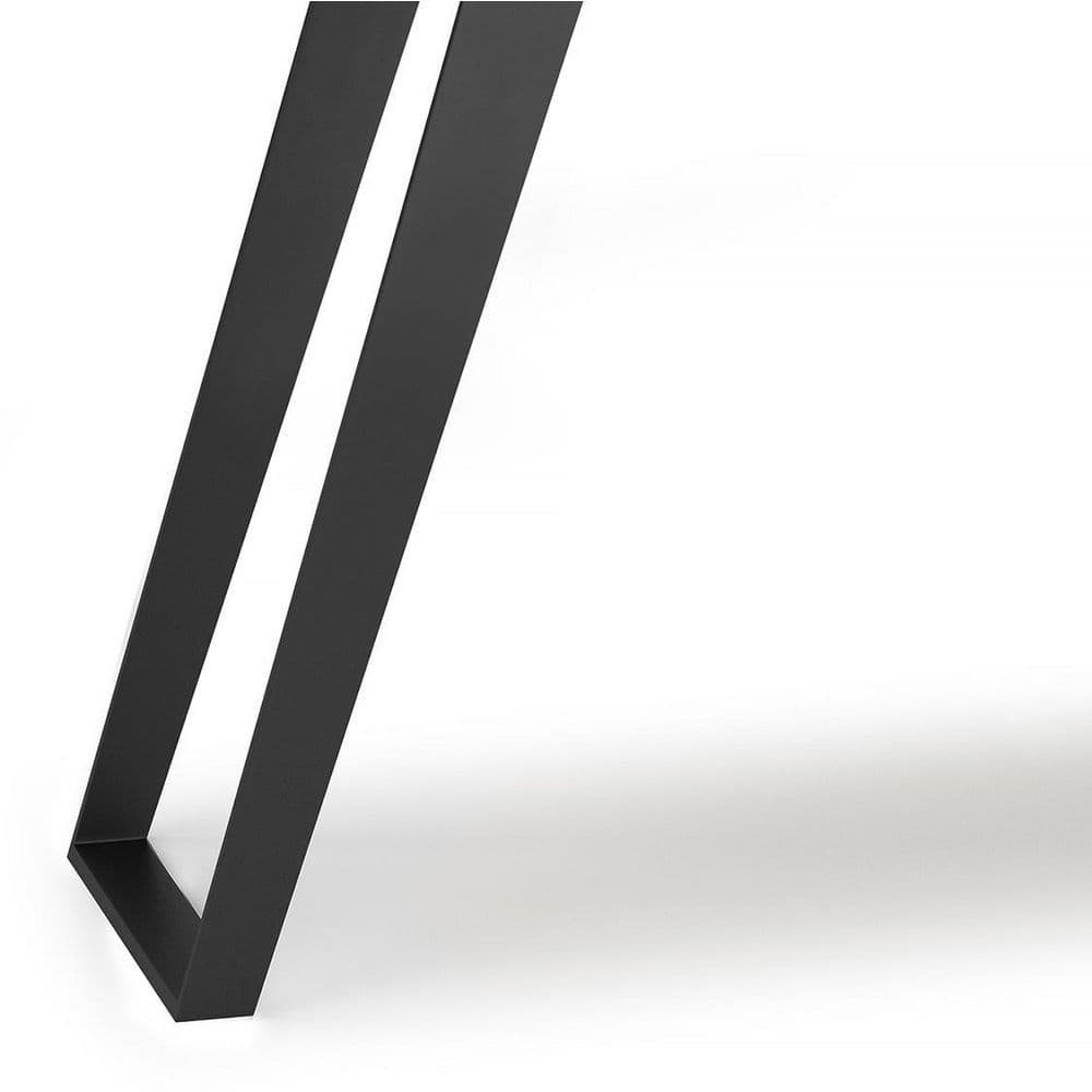 Urban Acacia & Metal 60" Console Table with Storage in Distressed Grey