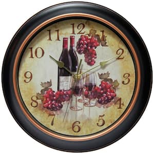Black Pinot Wall Clock