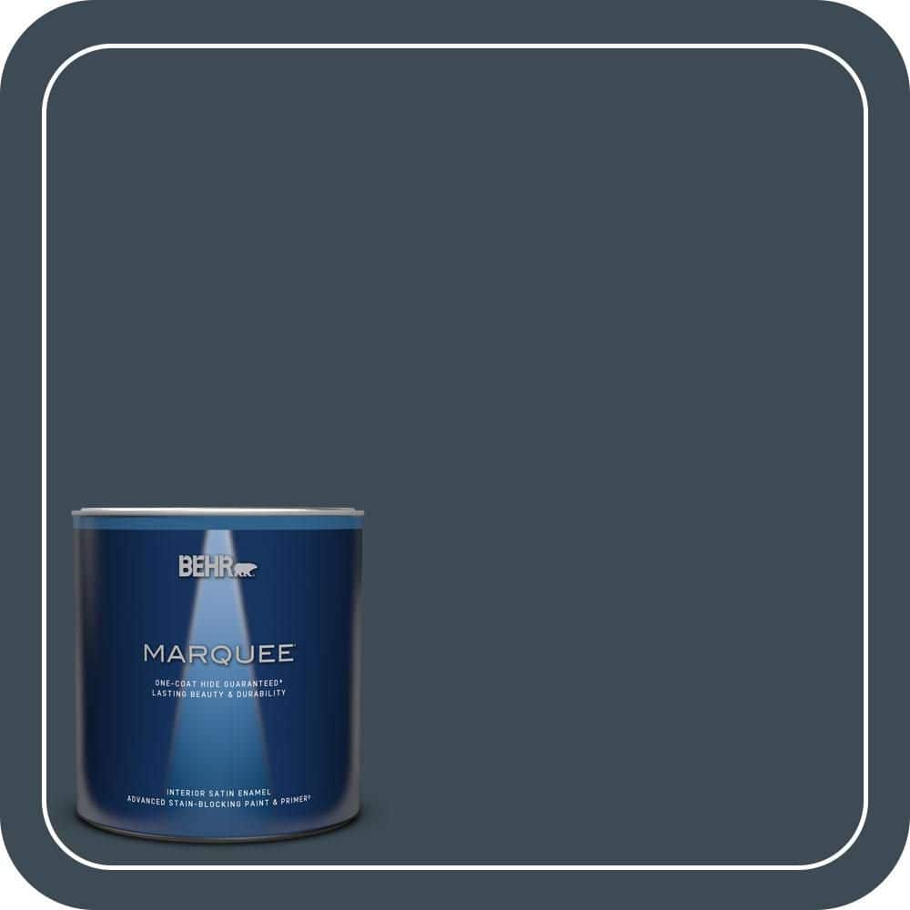 1 qt. #QE-56 Club Navy Satin Enamel Interior Paint & Primer price history on PriceWatchPro