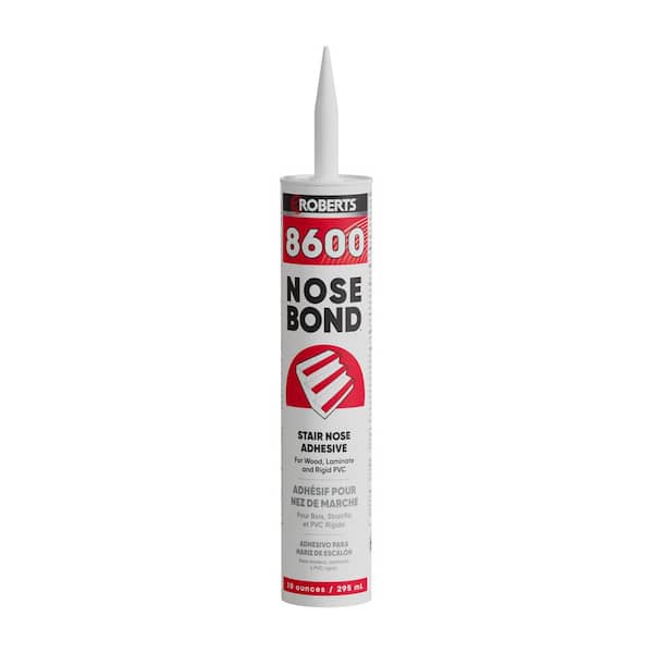 ROBERTS 8600 10 oz. NOSEBOND Stair Nose Adhesive for Interior Installation of Wood, Laminate, and Rigid PVC Stair Nosing
