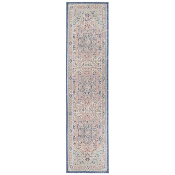 Unique Loom Whitney Milano Multi 2 ft. x 8 ft. Area Rug