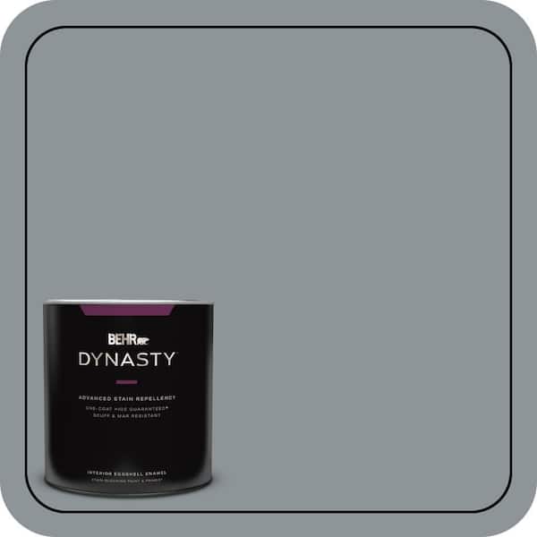 BEHR DYNASTY 1 qt. #N450-4 Moonquake One-Coat Hide Eggshell Enamel Interior Stain-Blocking Paint and Primer