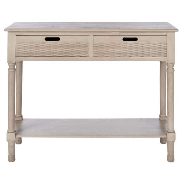 SAFAVIEH Landers 2-Drawer Off-White Console Table