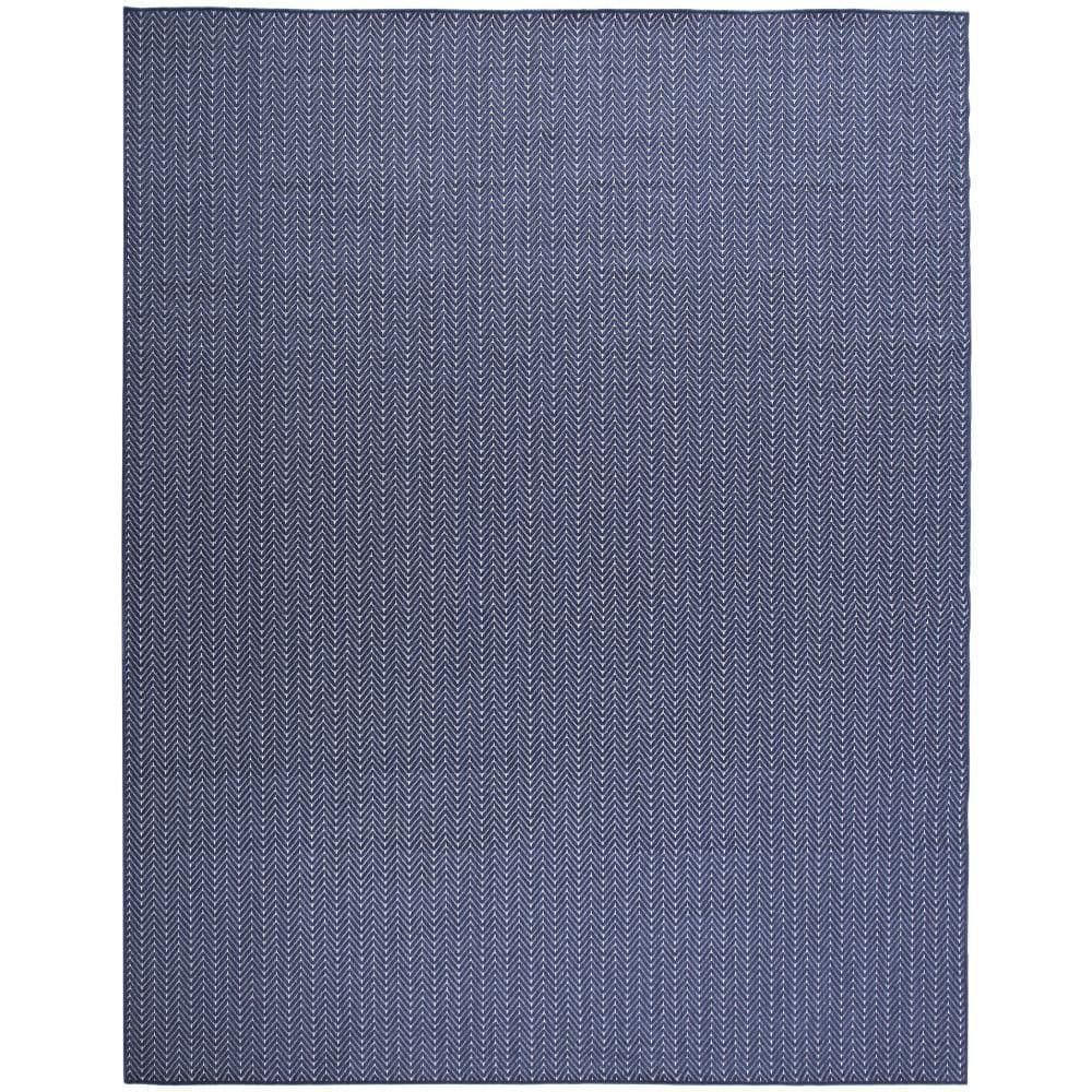 Horizon Indoor/Outdoor Navy 10 ft. x 14 ft. Geometric Contemporary Area Rug price history on PriceWatchPro