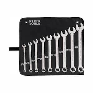 9-Piece SAE Combination Wrench Set